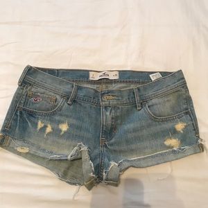 Distressed shorts